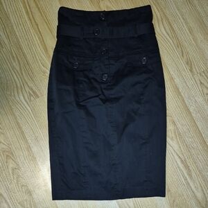 Chic Black Pencil Skirt for Women